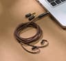 Tripowin Amber 32AWG OFC HiFi IEM 0.78mm 2pin Conector Cable