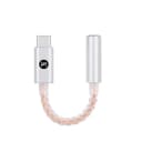JCALLY JM11 Type C To 3.5mm 8 Core Gold Silver Cable DAC Dongle