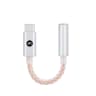 JCALLY JM11 Type C To 3.5mm 8 Core Gold Silver Cable DAC Dongle
