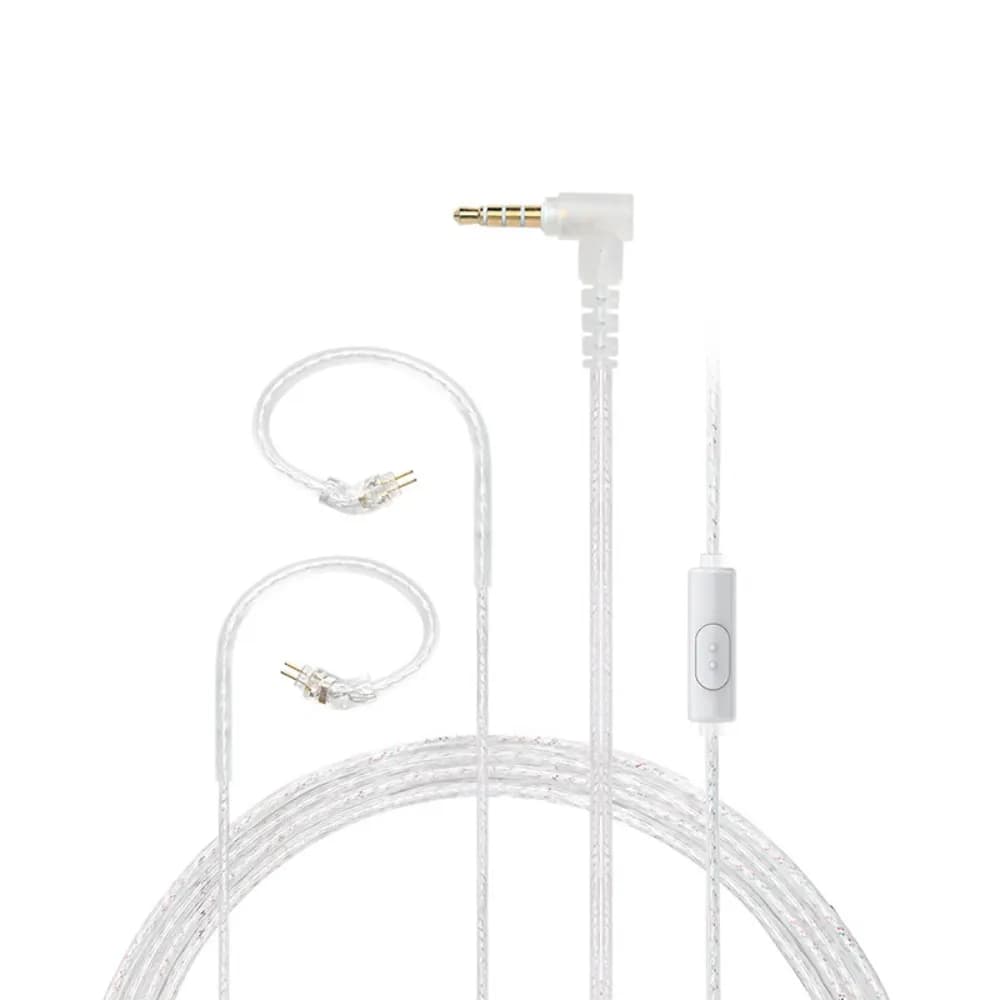 Jcally PJ2+ Silver Plated Upgrade Cable wire 5N OFC Oxygen-free copper Cable with Mic