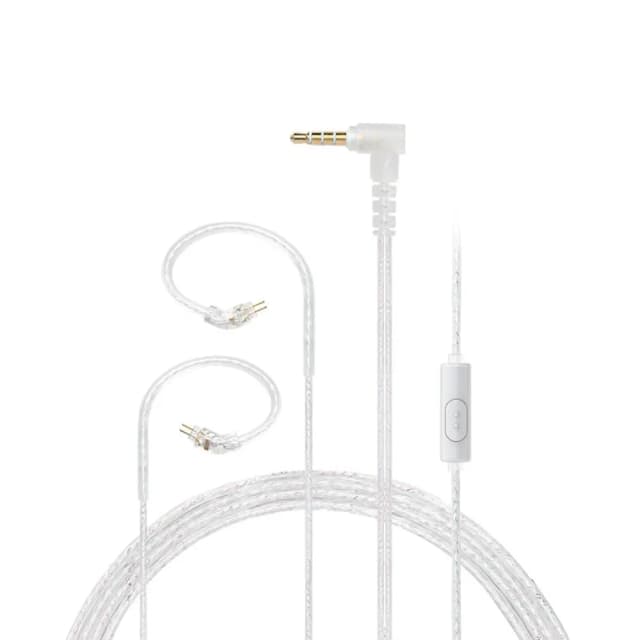 Jcally PJ2+ Silver Plated Upgrade Cable wire 5N OFC Oxygen-free copper Cable with Mic
