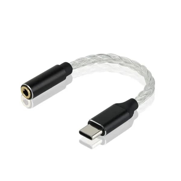 JCALLY JM04PRO Realtek ALC5686 DAC Digital Audio Adapter Decoding Line TYPE-C to 3.5