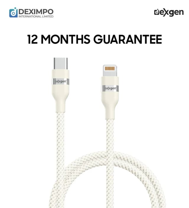 Dexgen USB-C To Lightning And USB-C Braided Cable