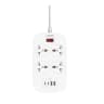 LDNIO SC4407C Universal Outlet 45W USB Power Strip with 4 AC outlets