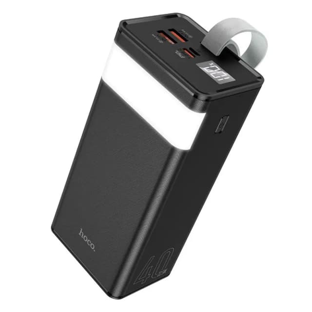 Hoco J86 Powermaster 40000mAh Power Bank , 22.5W Fast Charge & 20W PD USB-C with LED Display