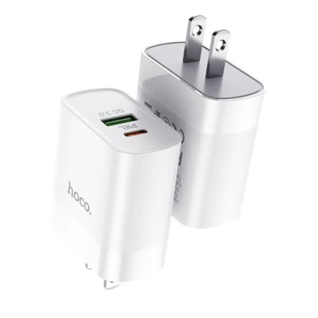 HOCO C80 Fast Charger 18W Dual Port Adapter