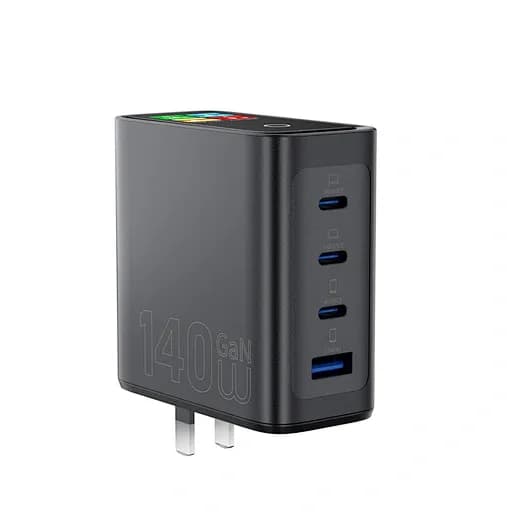 WiWU Wi-G028 140W Intelligent Display GaN Charger