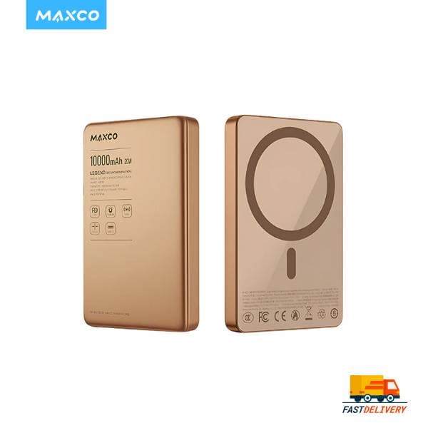 MAXCO MP39 10000mAh Legend 2 Magnetic Wireless Charging Power Bank