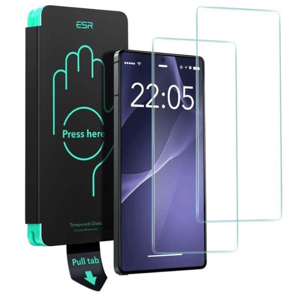 ESR Armorite Tempered Glass Screen Protector for Galaxy S25 Ultra – 2 Pack