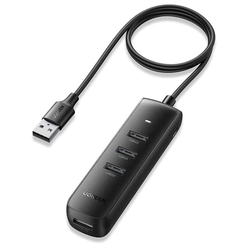 UGREEN 20486 0.5m USB Hub 4 Ports USB Adapter USB 3.0 Data Transfer Converter