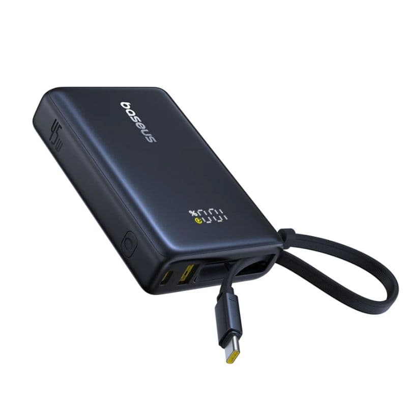 Baseus Picogo Power Bank 45W 10000mAh With Built-in Cable