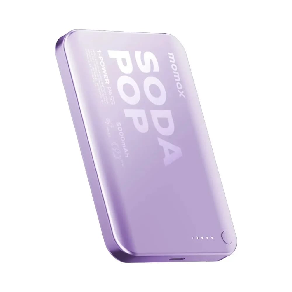 Momax 1-Power Pass Soda Pop Magnetic Wireless Power Bank