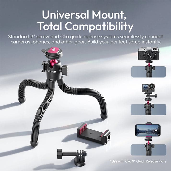 Ulanzi MT-91 CKA Quick Release Octopus Tripod